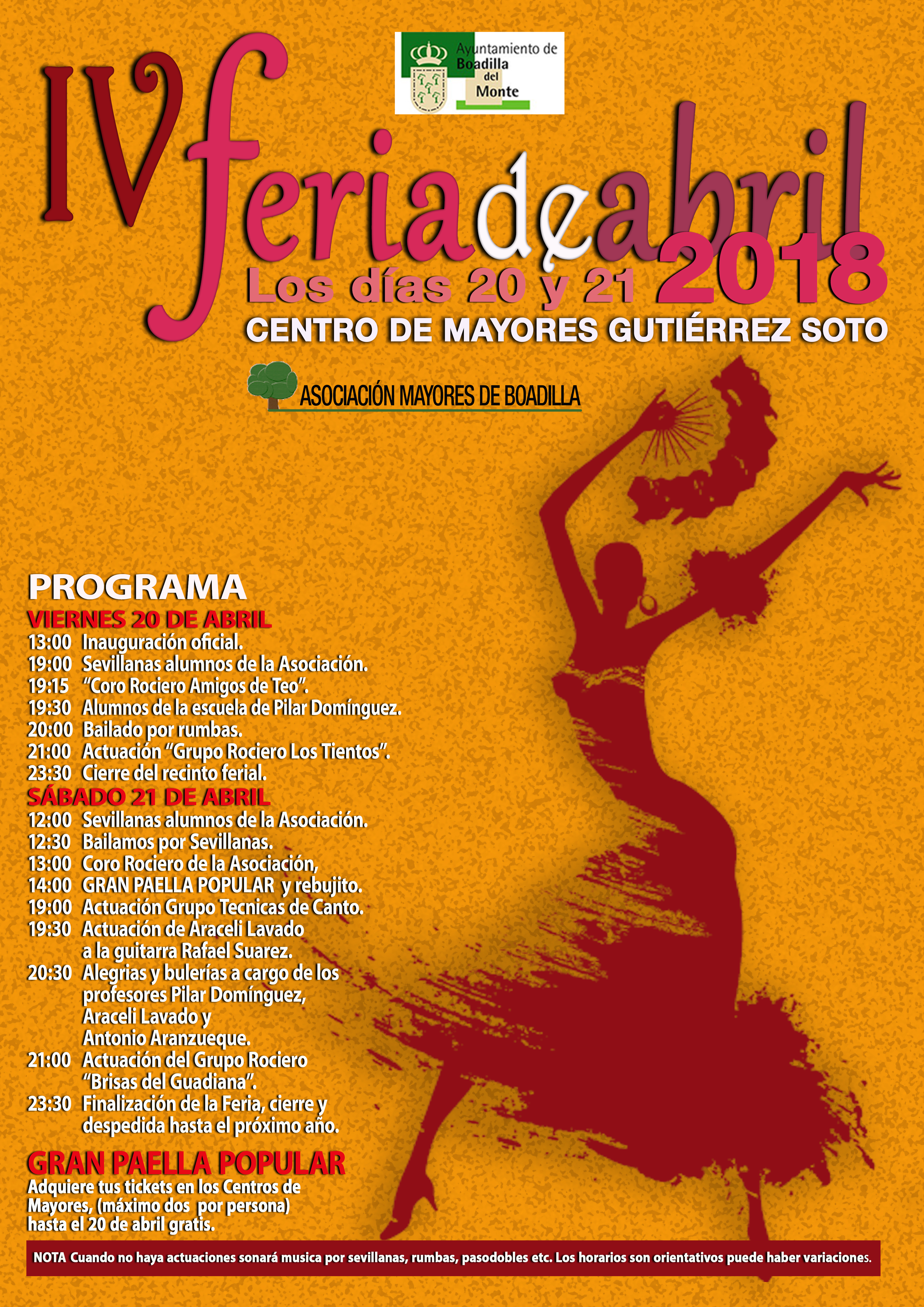 IV FERIA DE ABRIL 2018